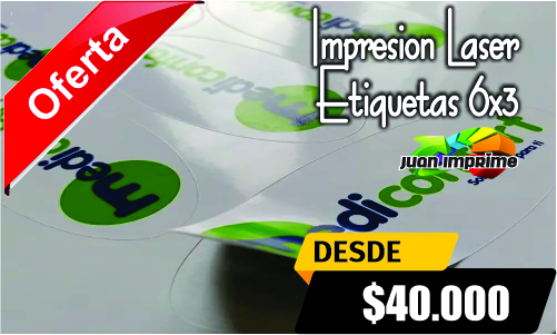 Juanimprime; servicios de impresion de etiquetas adhesivas